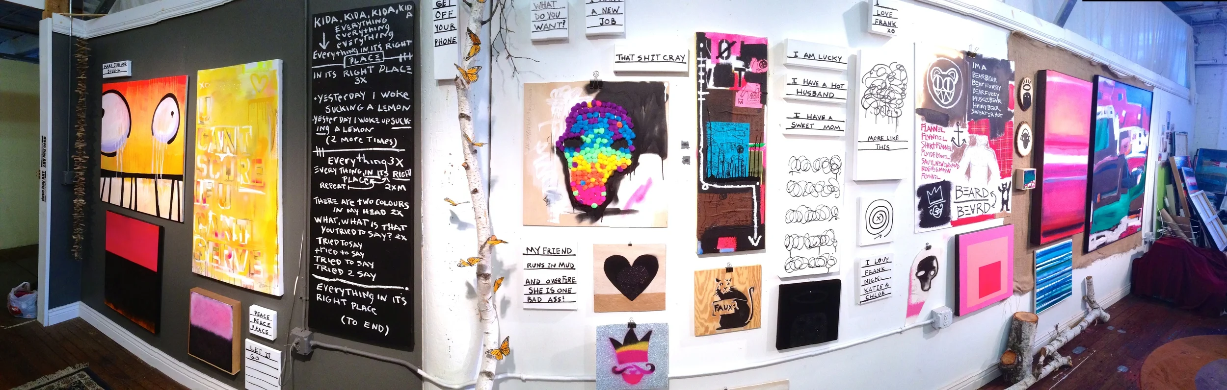 Studio Wall View "DOEPICSHIT" 2013