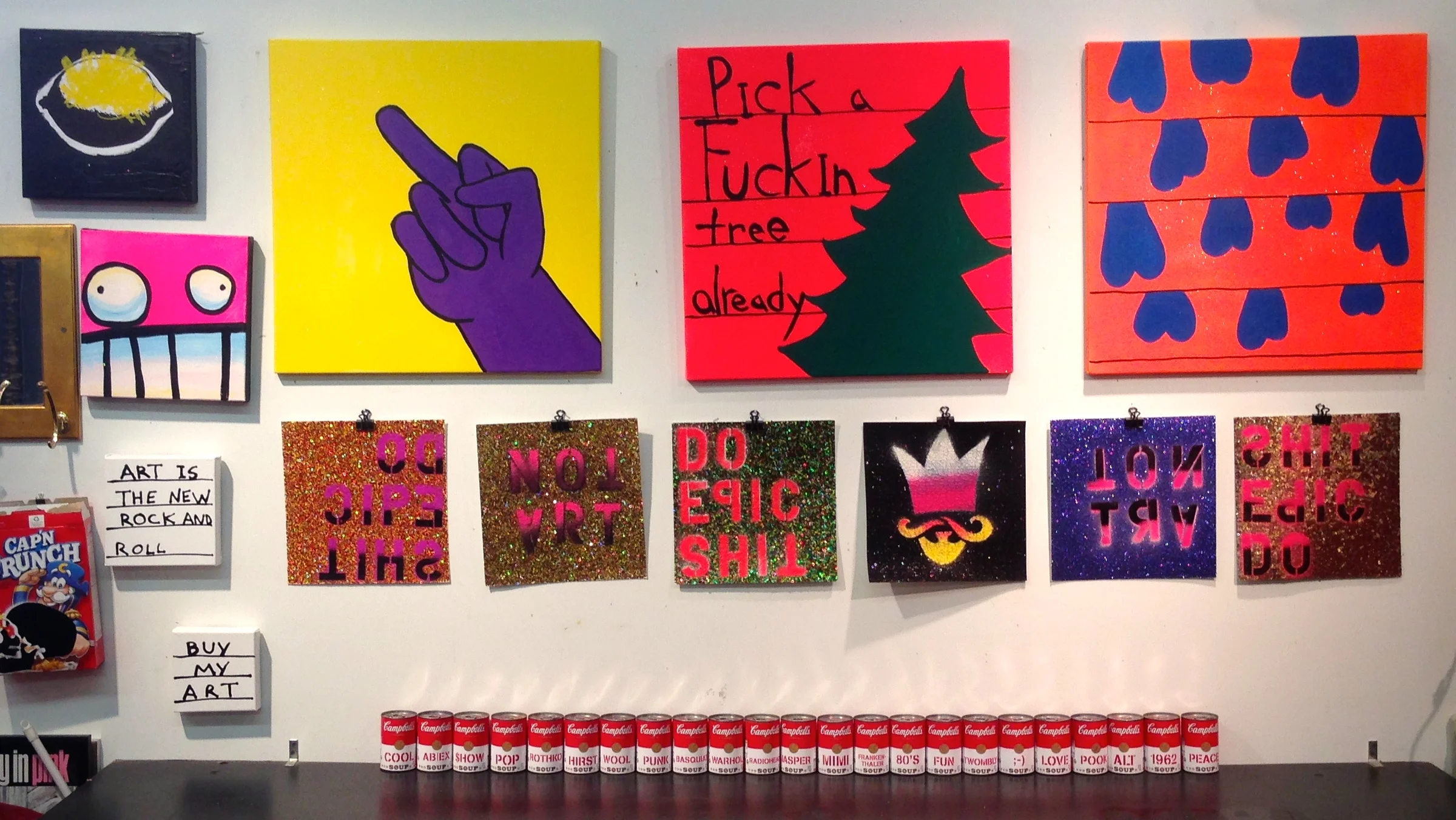 Studio Wall View "DOEPICSHIT" 2013