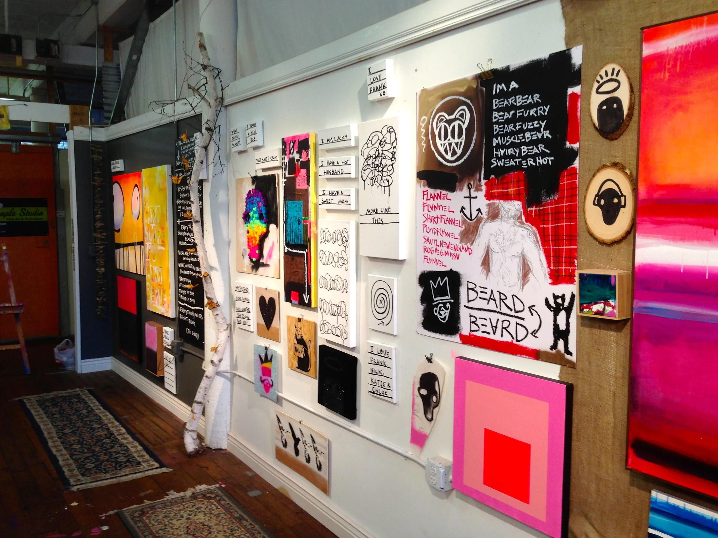 Studio Wall View "DOEPICSHIT" 2013