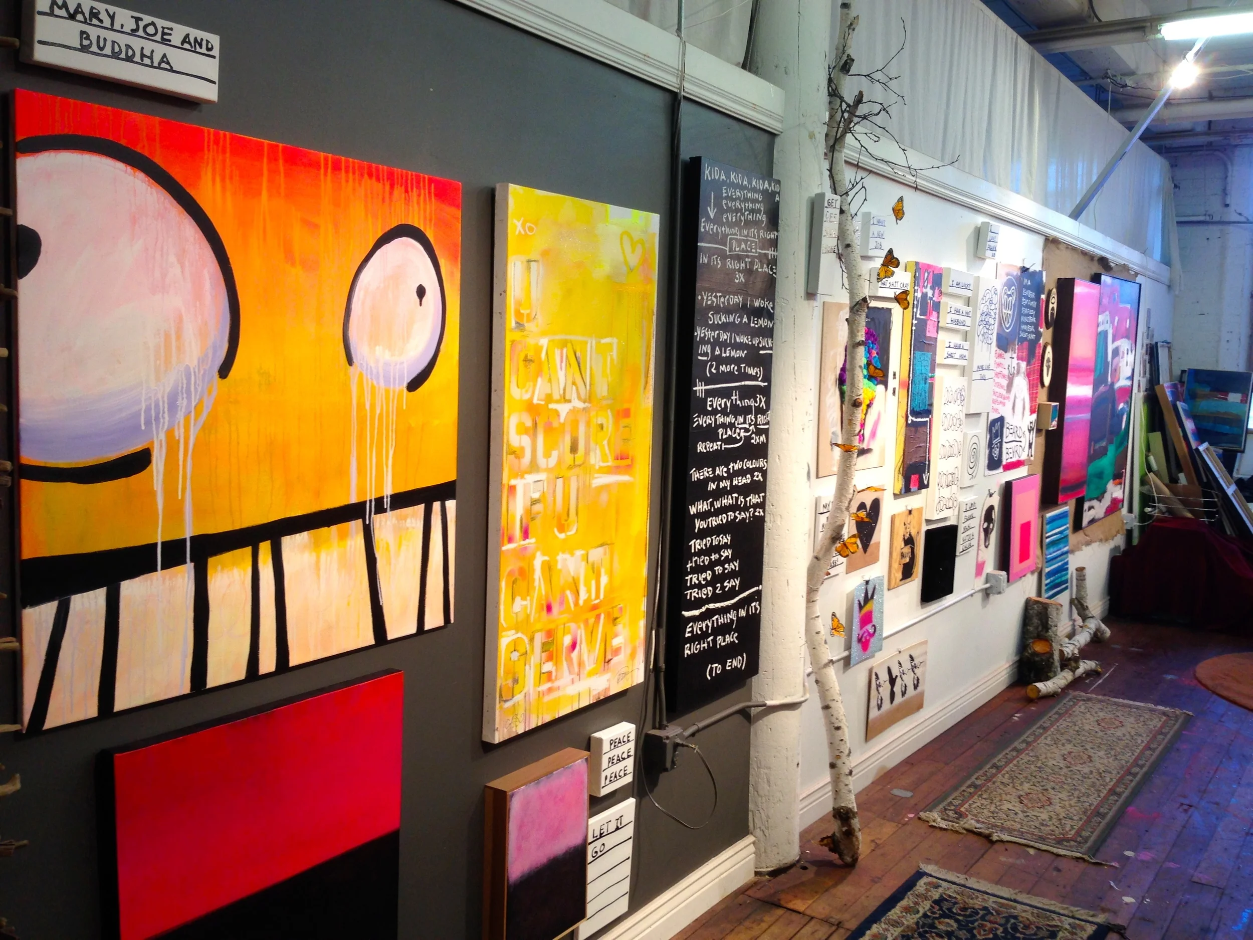 Studio Wall View "DOEPICSHIT" 2013