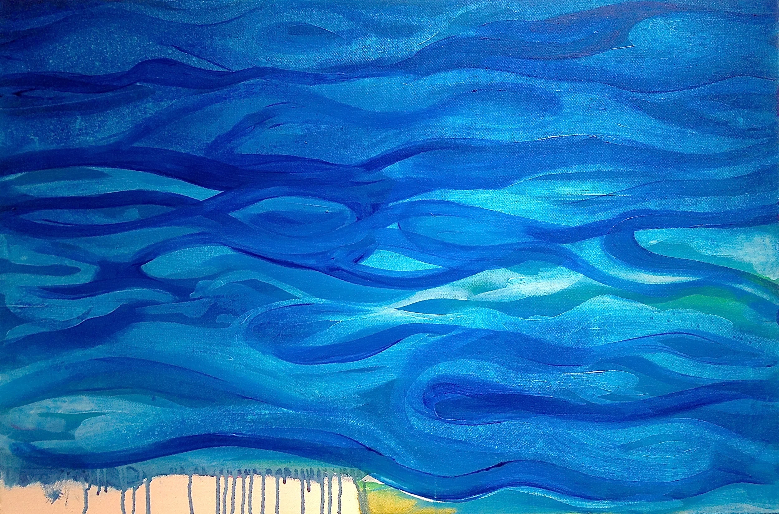 "Enthusiasm" 36"x24" Acrylic on Canvas 2014 - not available