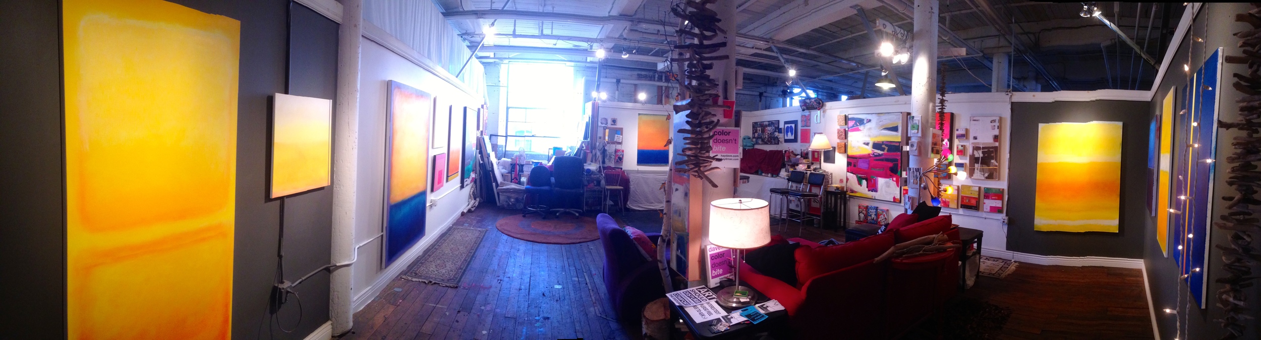 Studio view from doorway