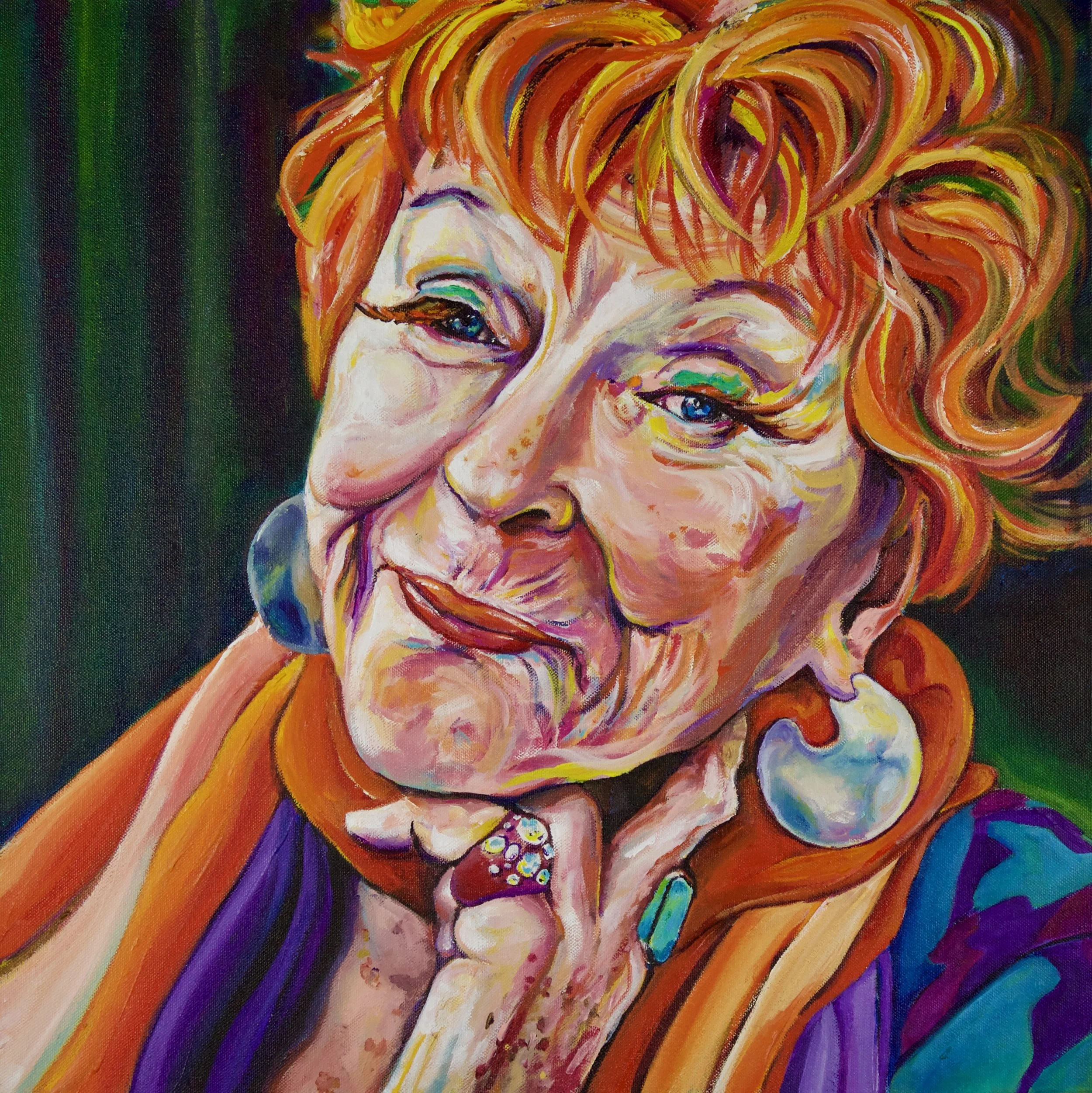 "ILONA ROYCE SMITHKIN" 20"X20"1.5" ACRYLIC ON CANVAS 2017 • SOLD