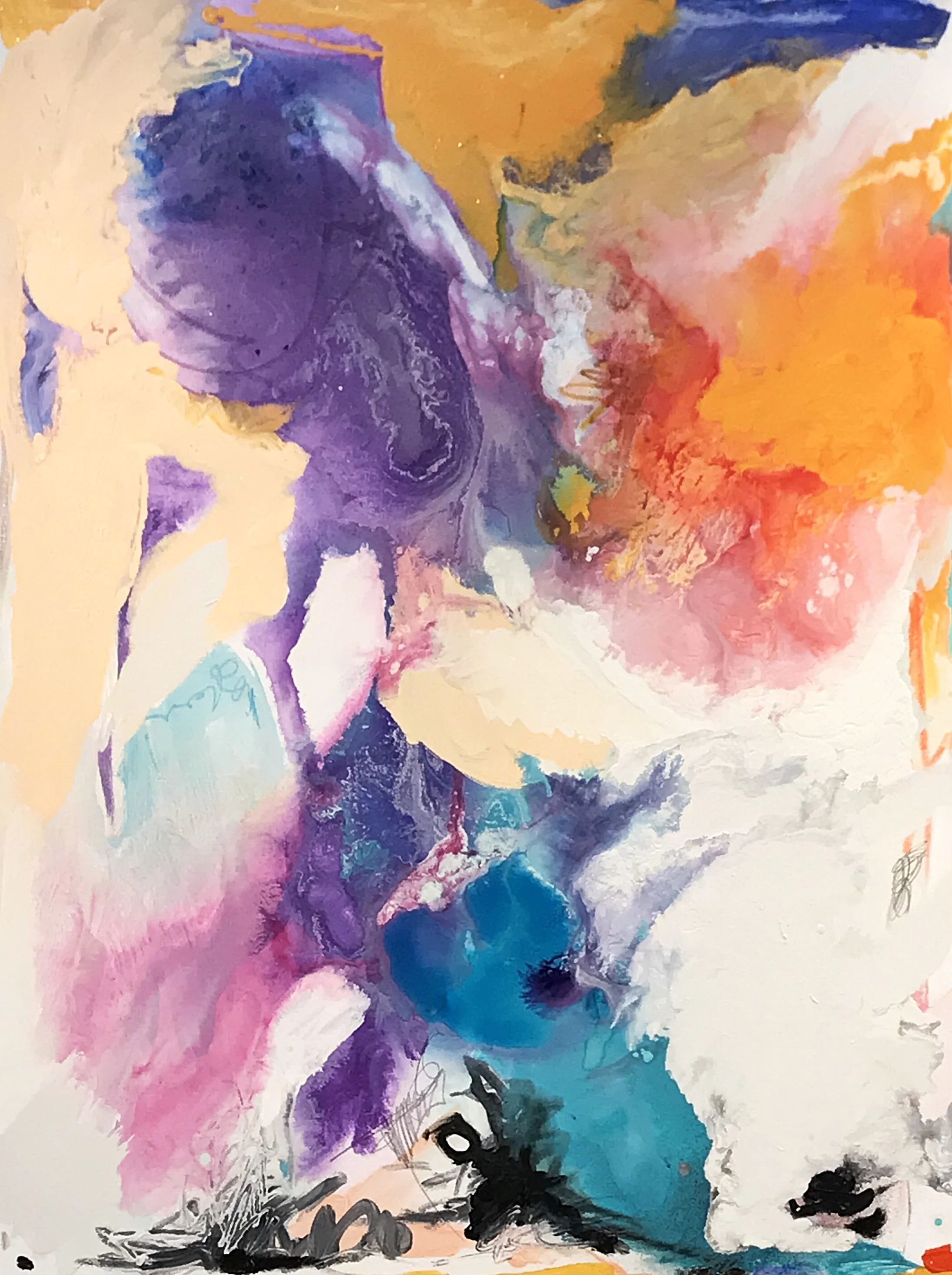 "BLISS" 36"X48"X1.5" ACRYLIC ON CANVAS 2017