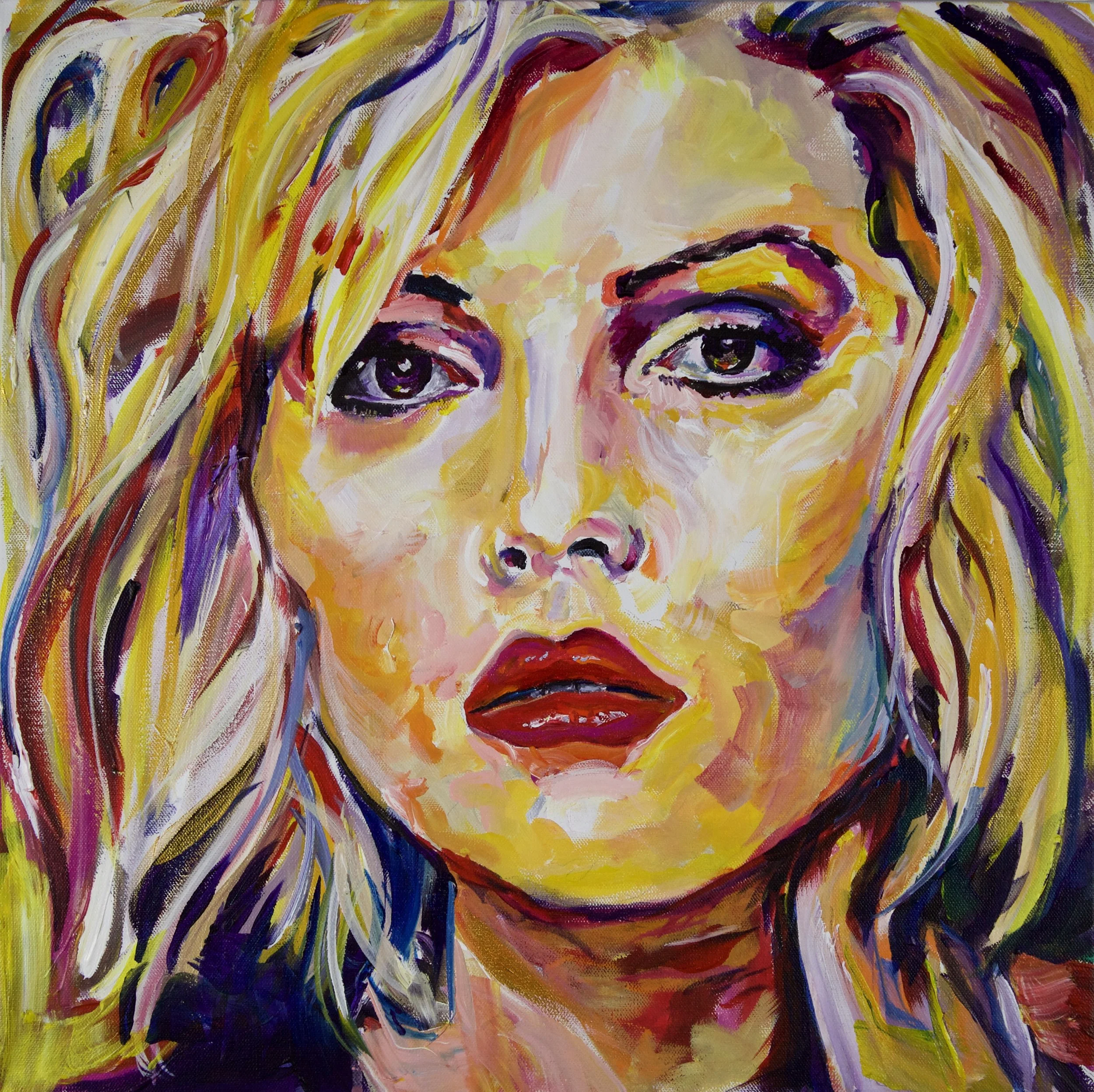 "DEBBIE HARRY" 20"x20"x1.5 ACRYLIC ON CANVAS 2017