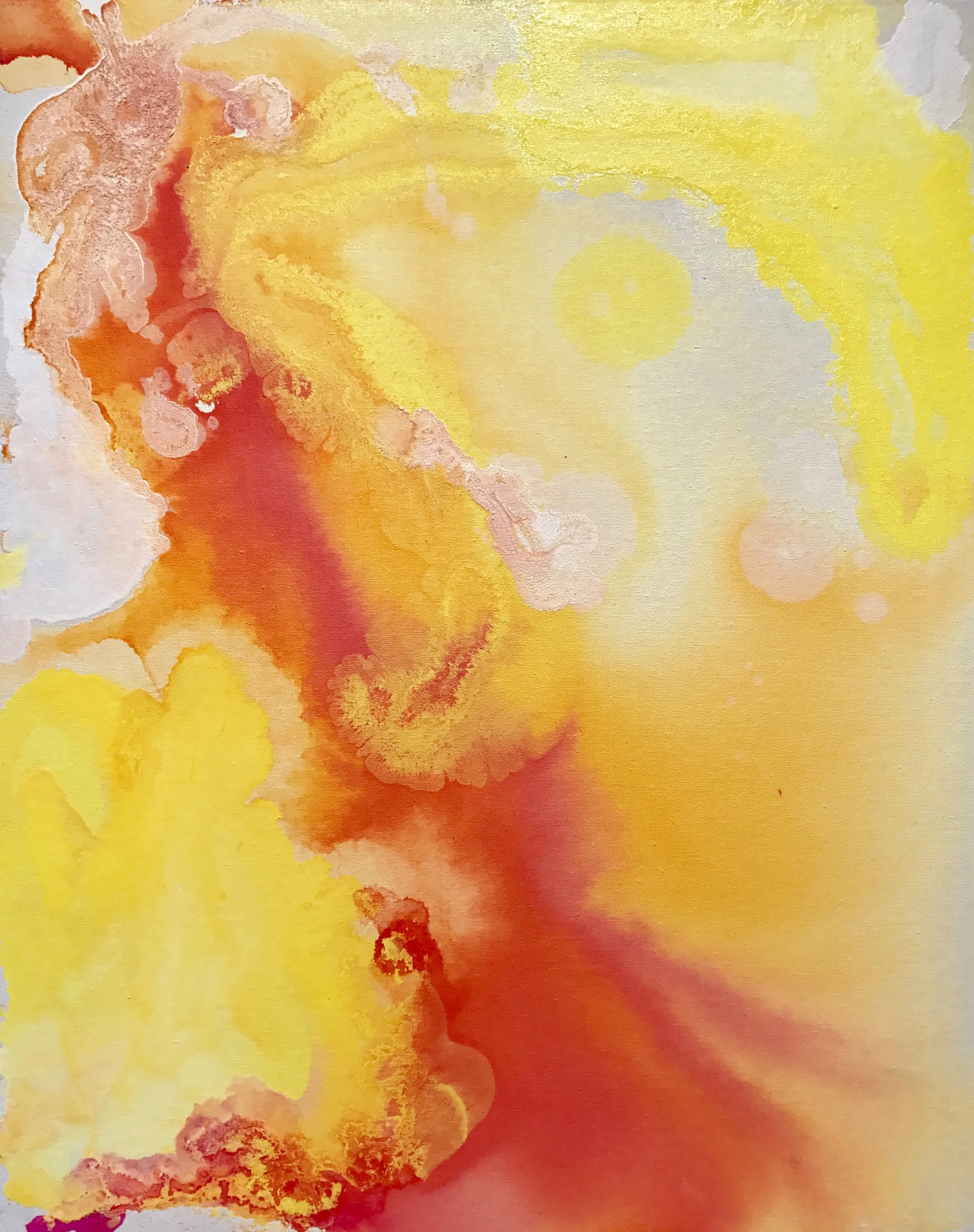 "SUMMER AFTERNOON" 18"X24"X1" ACRYLIC INK, WATERCOLOR ON CANVAS BOARD 2015 • DAVE HAY