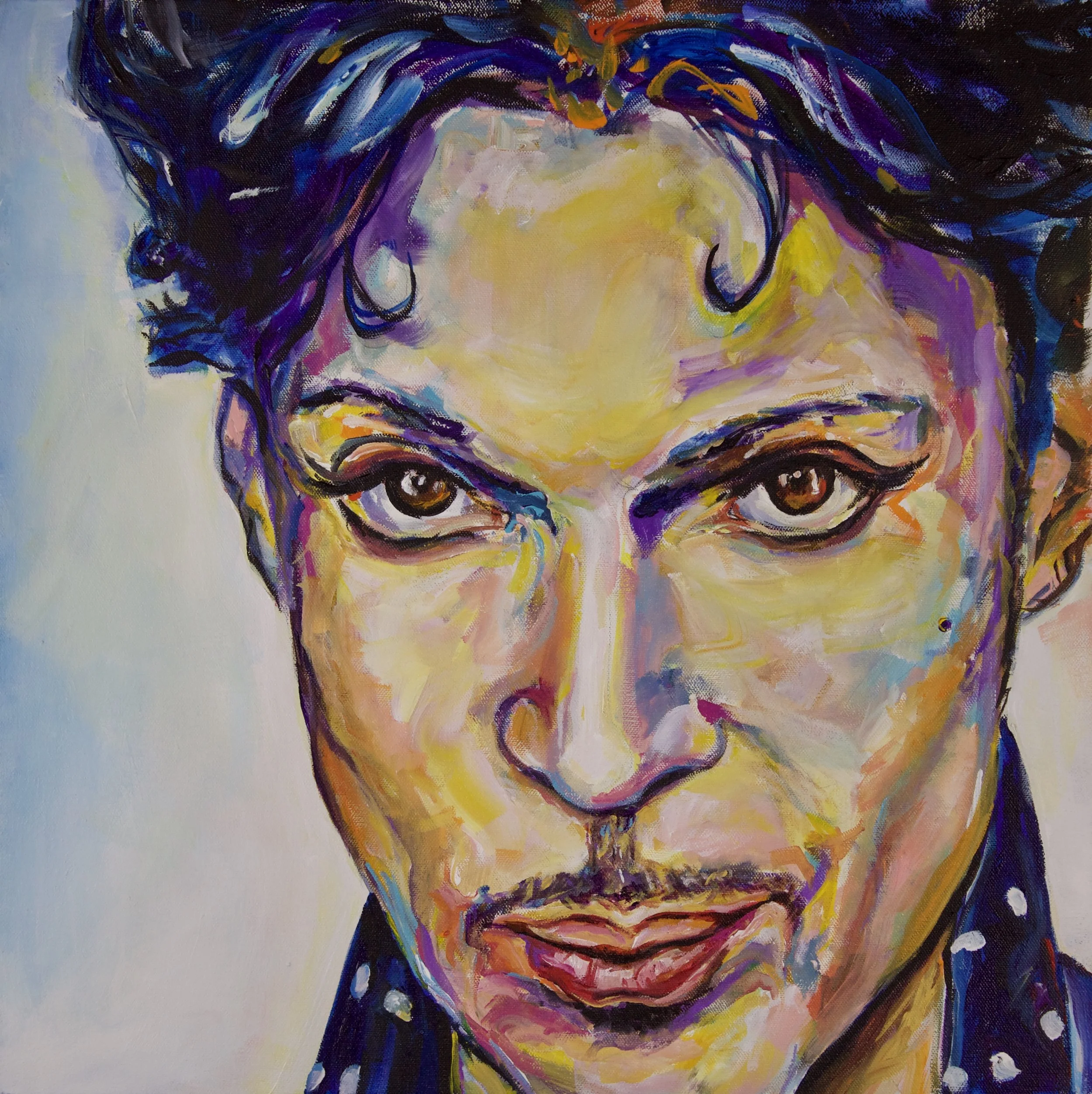 "PRINCE" 20"X20"1.5" ACRYLIC ON CANVAS 2017 #popportraits • $2700 HKD 🔴