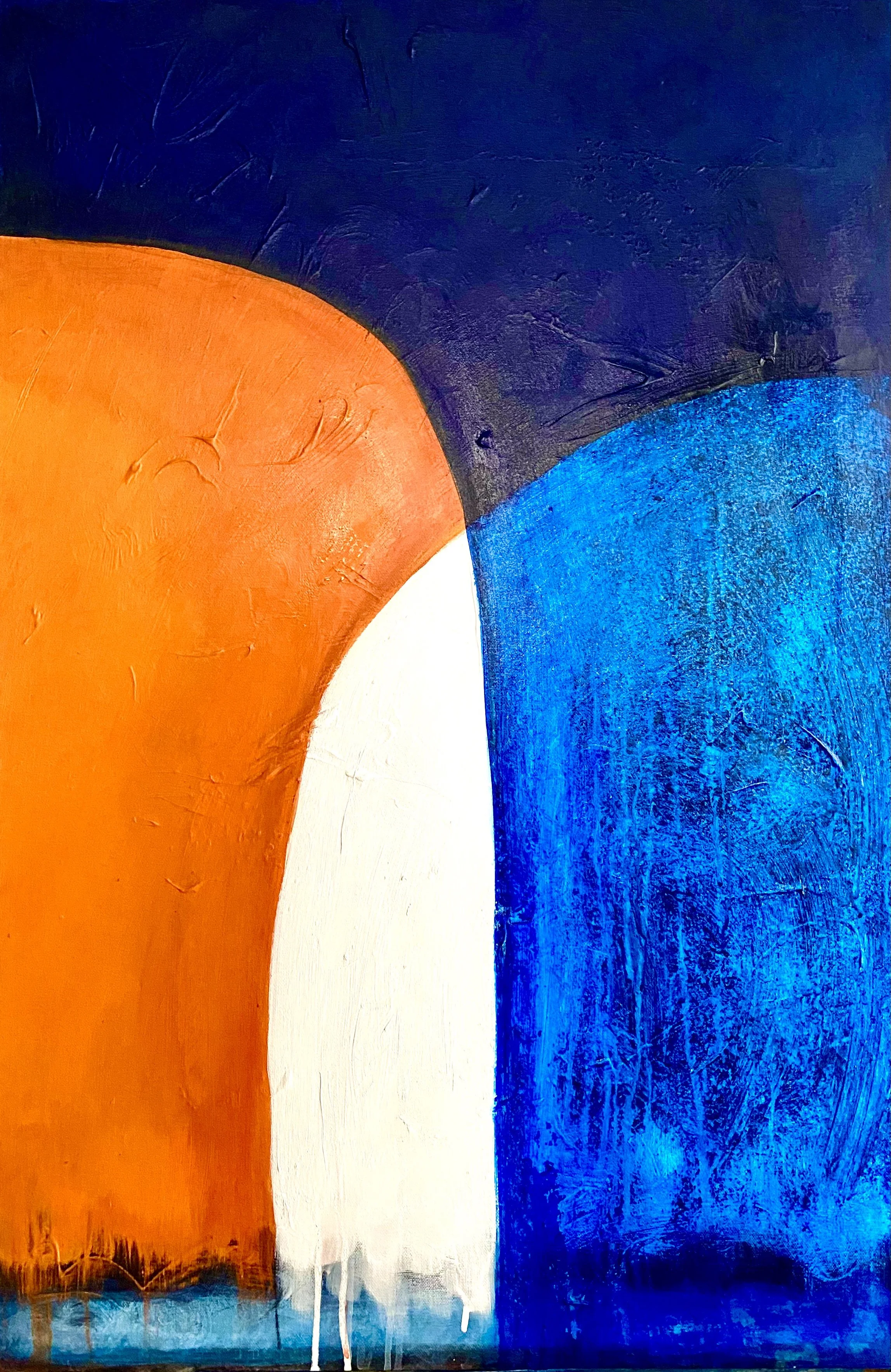 “EBB.FLOW” 24"X36"X1.5" ACRYLIC ON CANVAS 2021 $4000 HKD 🔴 SOLD