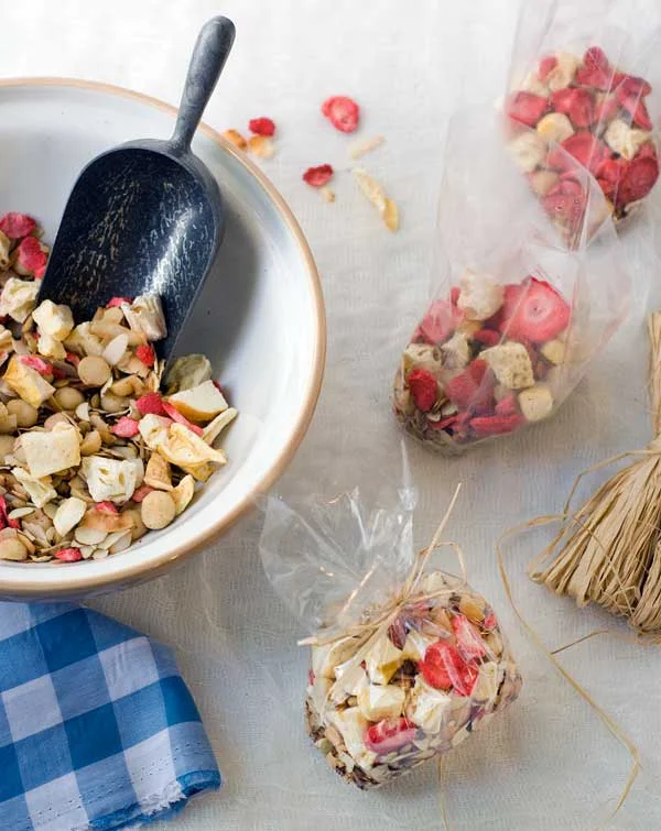 Photo: Gluten Free Tropical Trail Mix Recipe by Carol Kiciski of Simply Gluten-Free Magazine