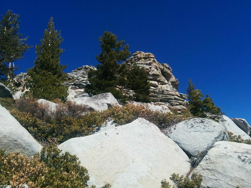 Just below the peak. Almost there.