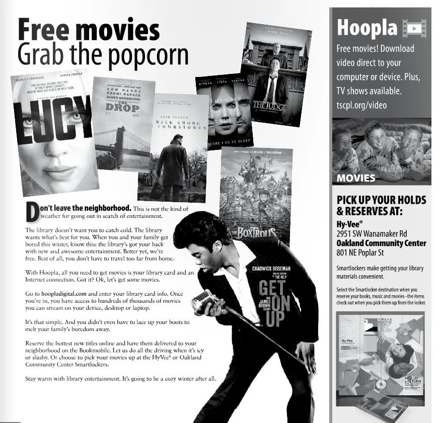 "Library News" newsletter from T&SCPL!