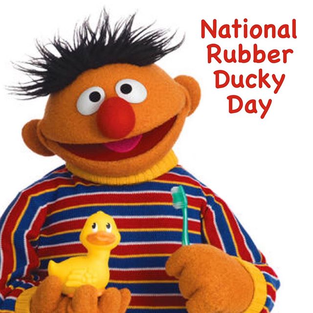 Today is #NationalRubberDuckyDay! Celebrate with your favorite Rubber Ducky with @SesameStreet's collection on #hoopla! #SesameWorkshop