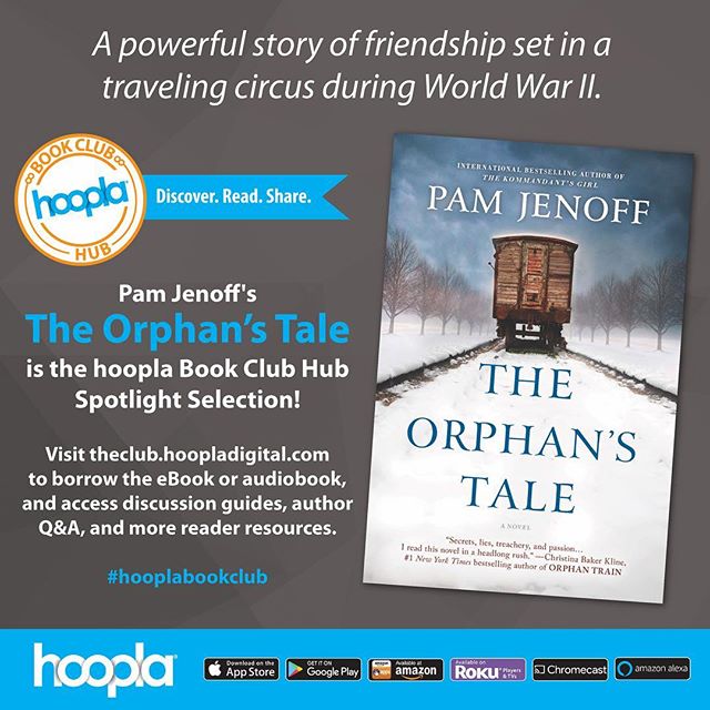Our new #hooplabookclub spotlight title is THE ORPHAN&rsquo;S TALE by @pamjenoff! Head over to the club hub for discussion guides, author interviews, and more! (&bull;link in bio&bull;)
#bookish #bookclub #bookstagram #bookshelf