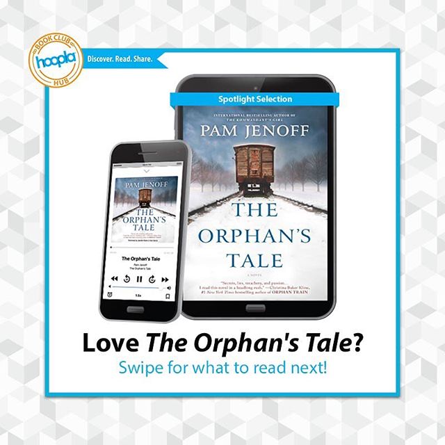 So you&rsquo;ve read THE ORPHAN&rsquo;S TALE  by @pamjenoff? Wondering what to read next? Swipe to see what we recommend!
#hooplabookclub #bookclub #bookish #WWII #recommendedreading #bookrecommendation
