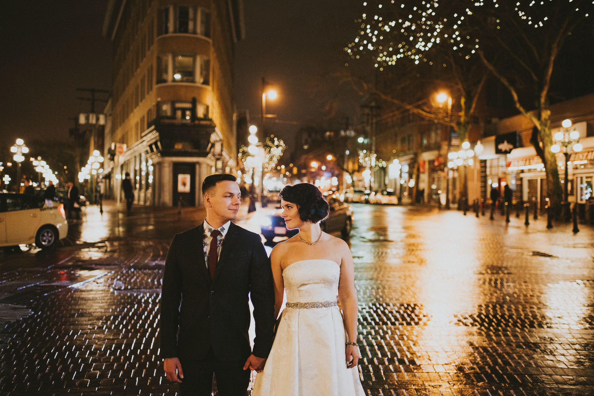 Gastown Wedding Night Photography