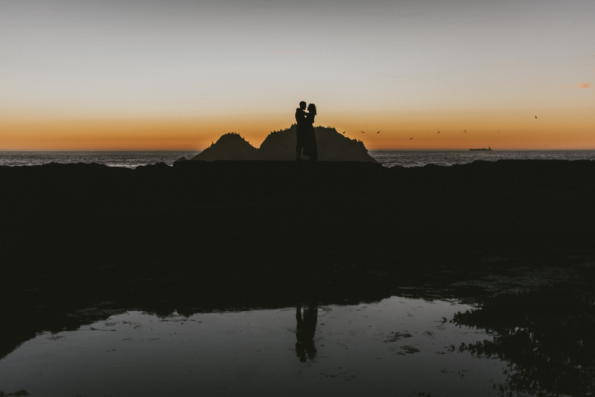 San Francisco Engagement Sutro Baths Destination Wedding Photographer