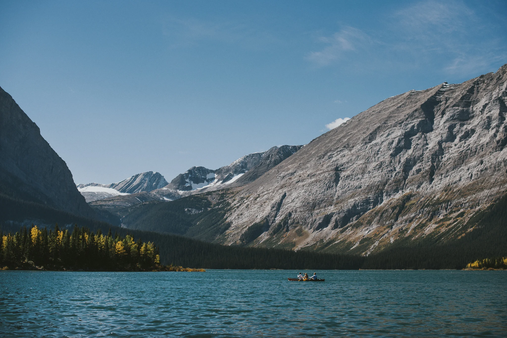 kananaskis wedding mountain water view