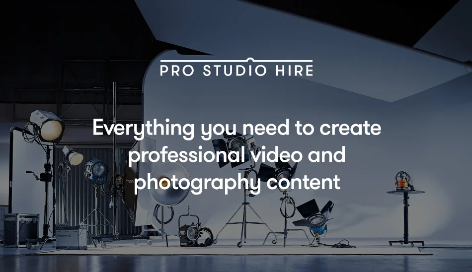 Pro Studio Hire Header