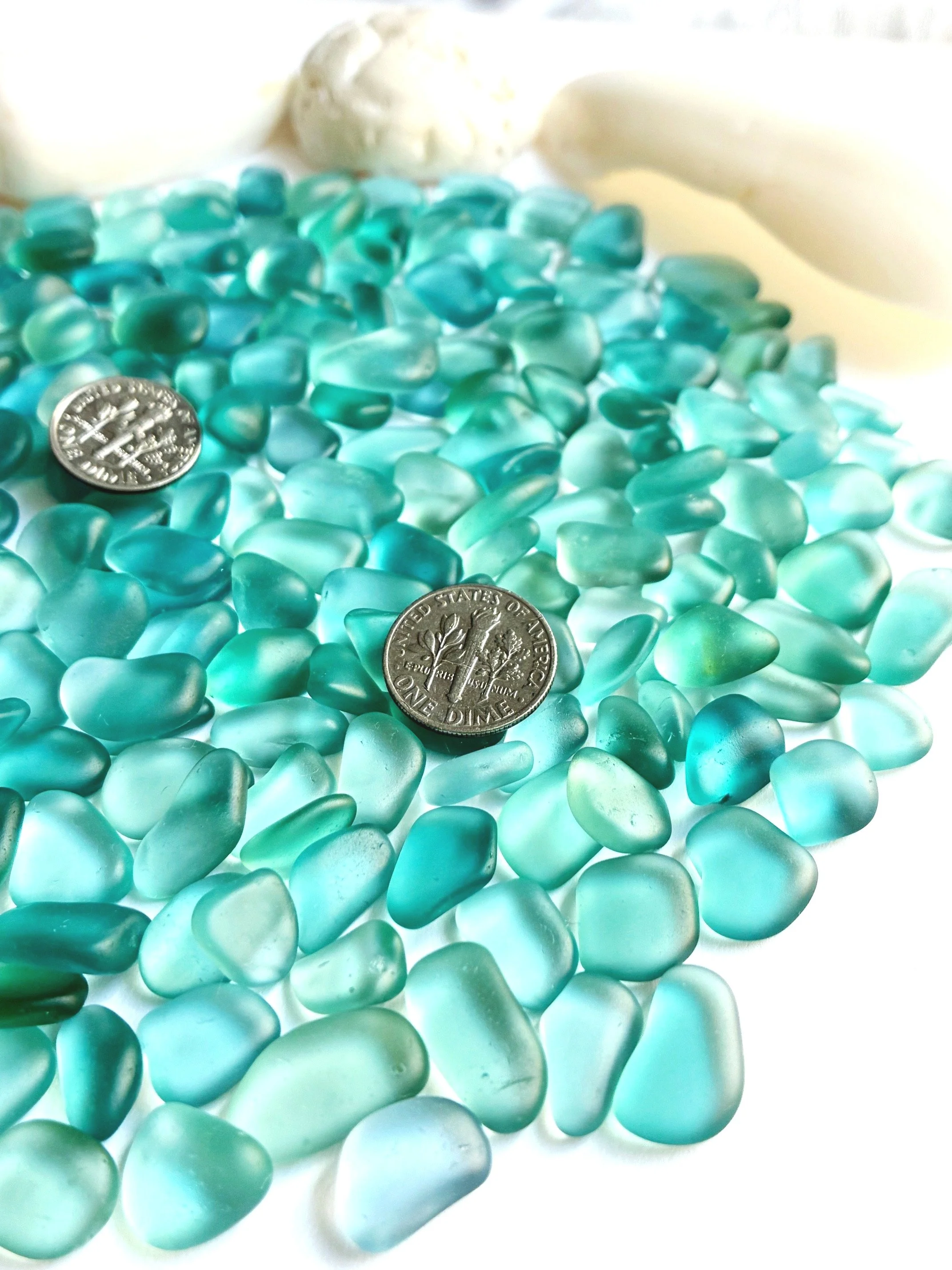 SEA GLASS BY THE PIECE - Ocean Color Mix — SEA AND GLASS