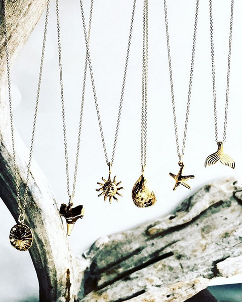 sea necklace ocean charm necklace dolphin shell starfish zamak sea charms beach jewelry kangaroo leather jewelry