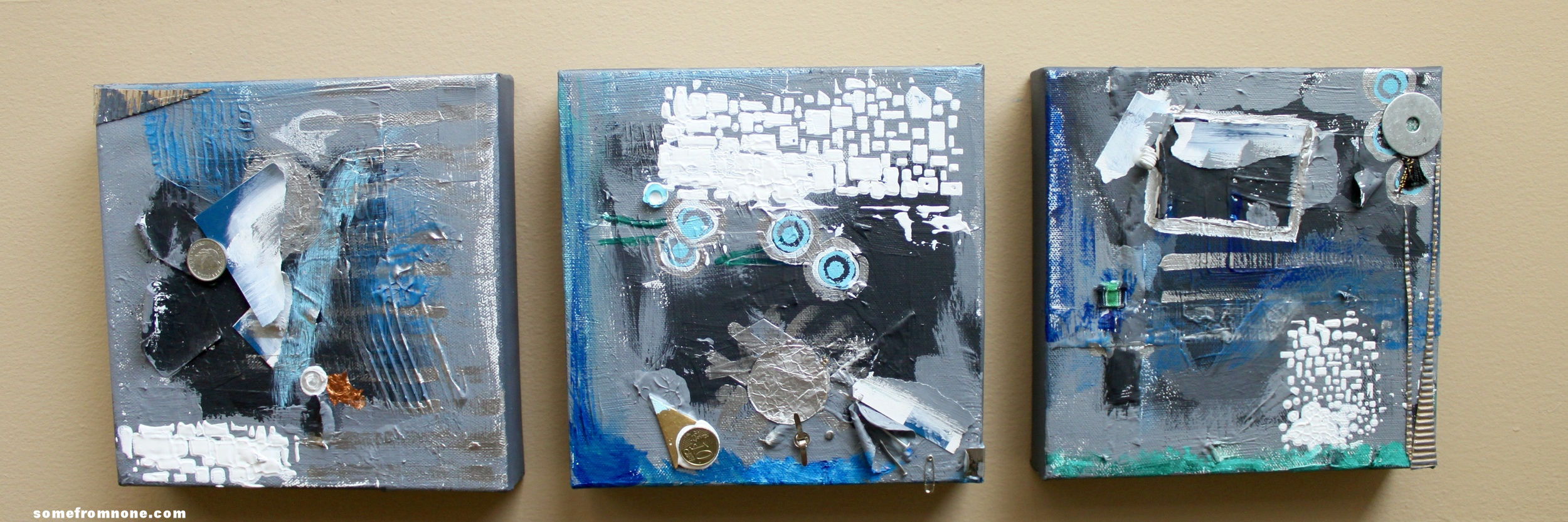 Reposition these canvases any which way they tell a story.
