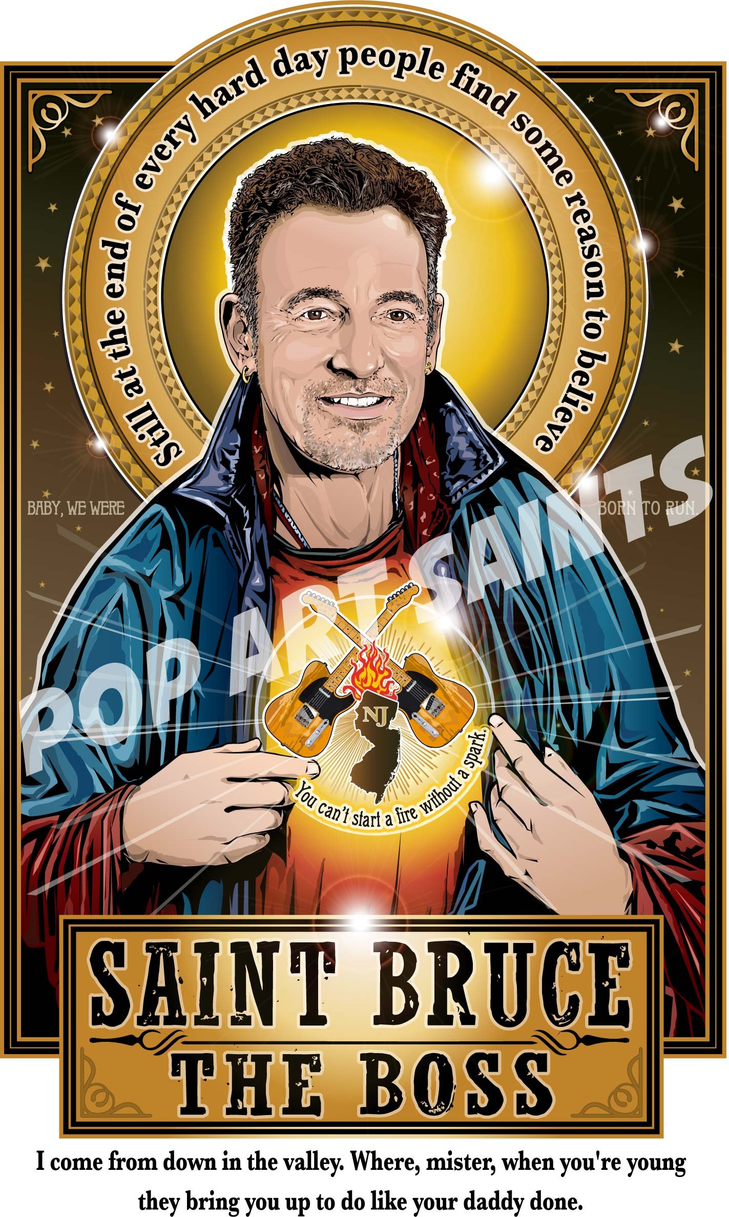 Saint Bruce Springsteen Print.jpg