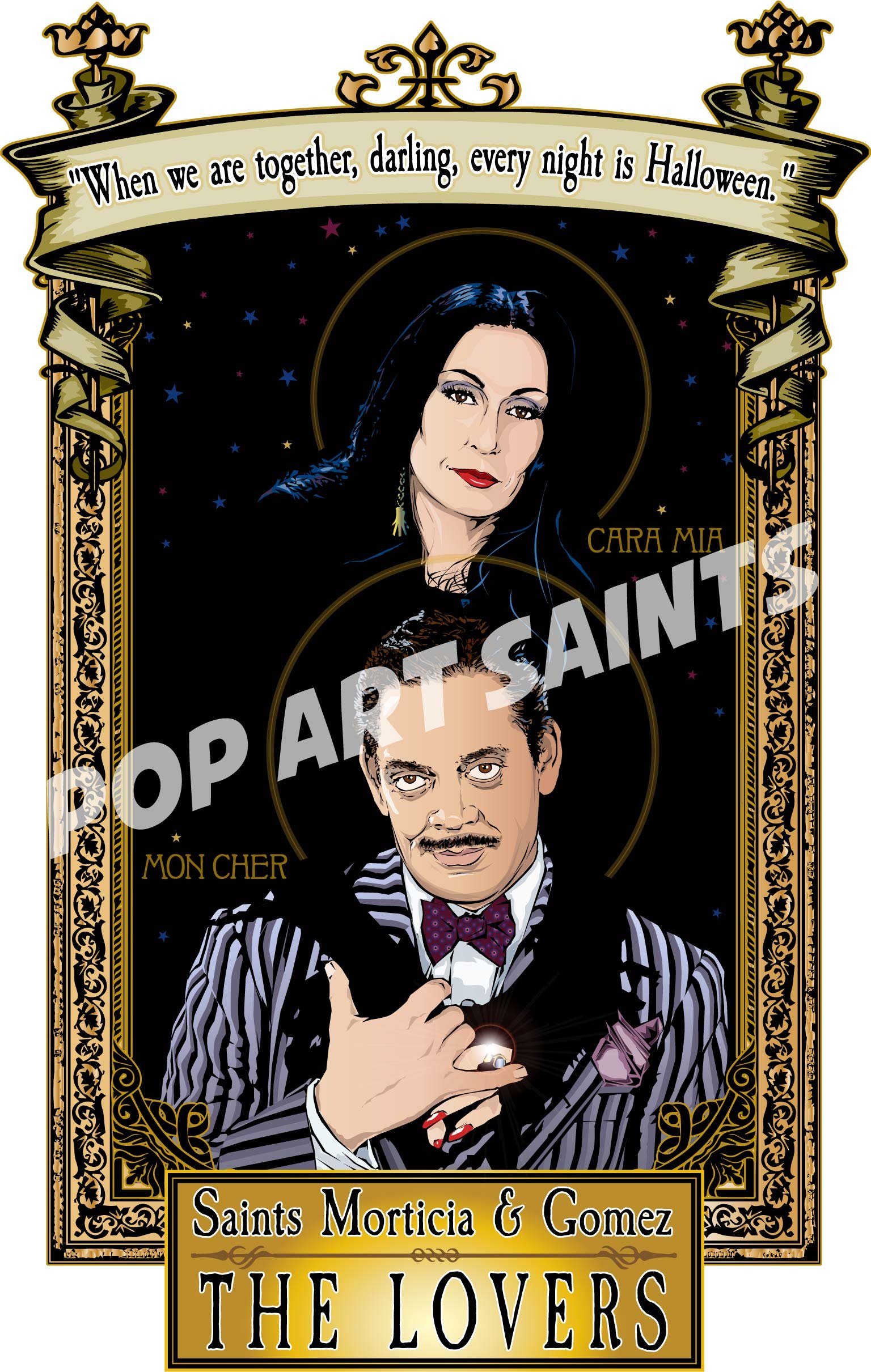 Saint Morticia and Gomez Print.jpg