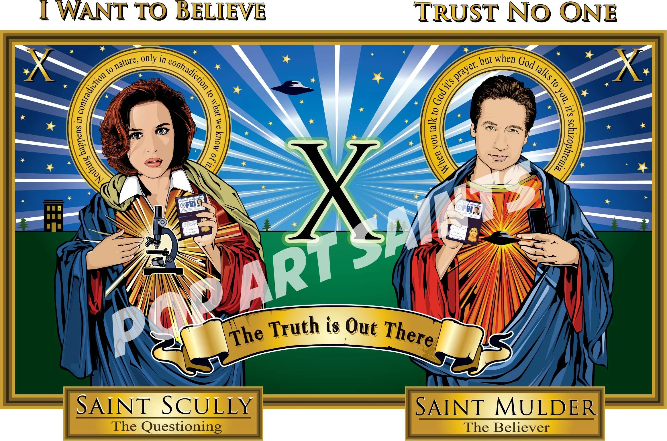 X-Files Saints Print.jpg