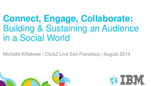  Connect, Engage, Collaborate: Building & Sustaining an Audience in a Social World