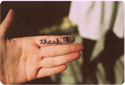 thank you hand