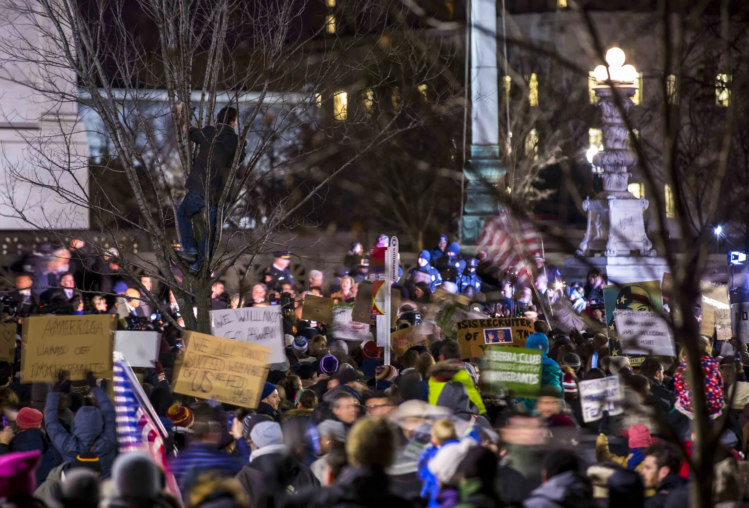 Travel Ban Rally - The U.S. Supreme Court