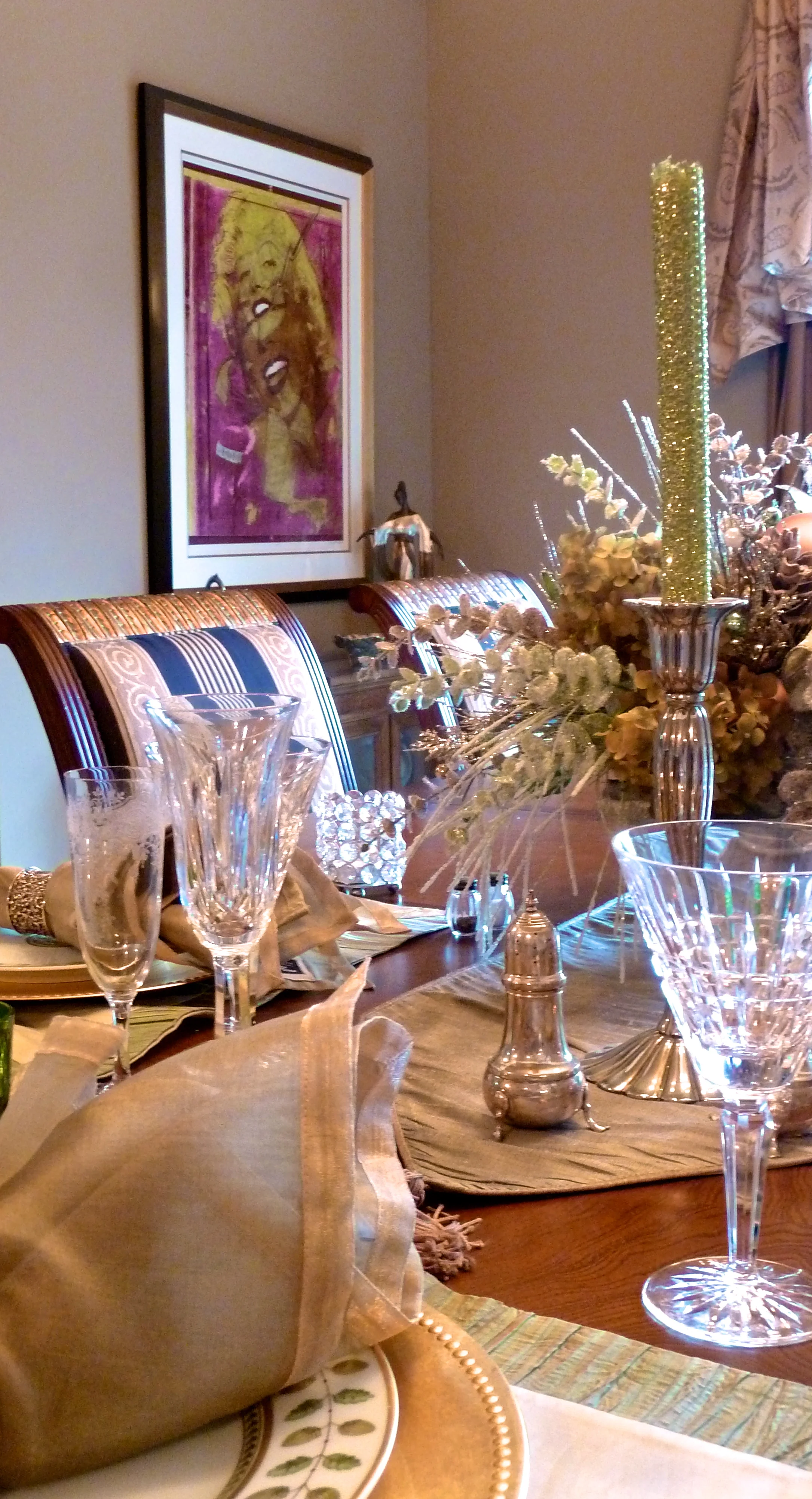 Marilyn's corner table