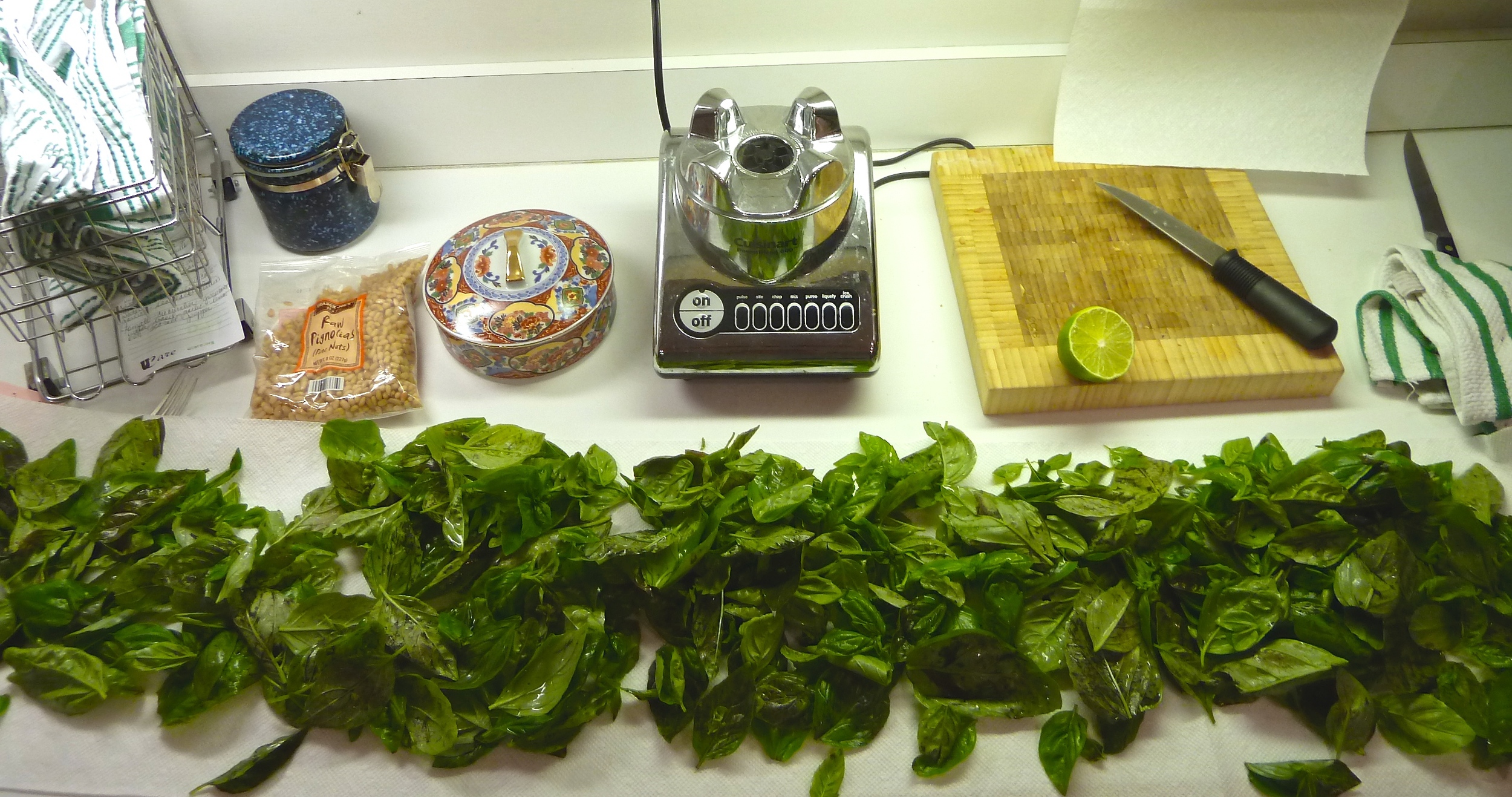 Lay Out the Basil to Dry