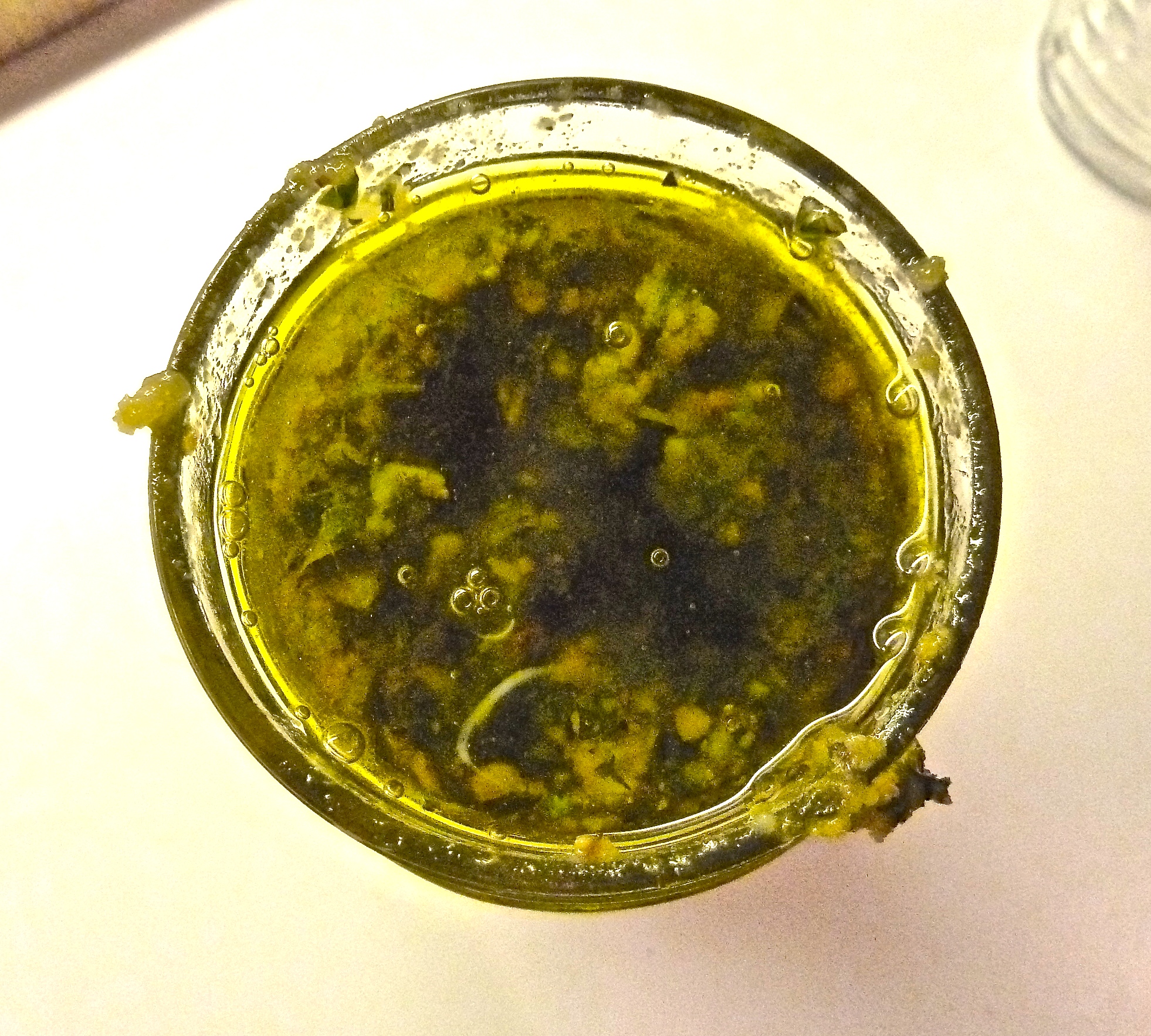 Top Finished Pesto with Olive Oil