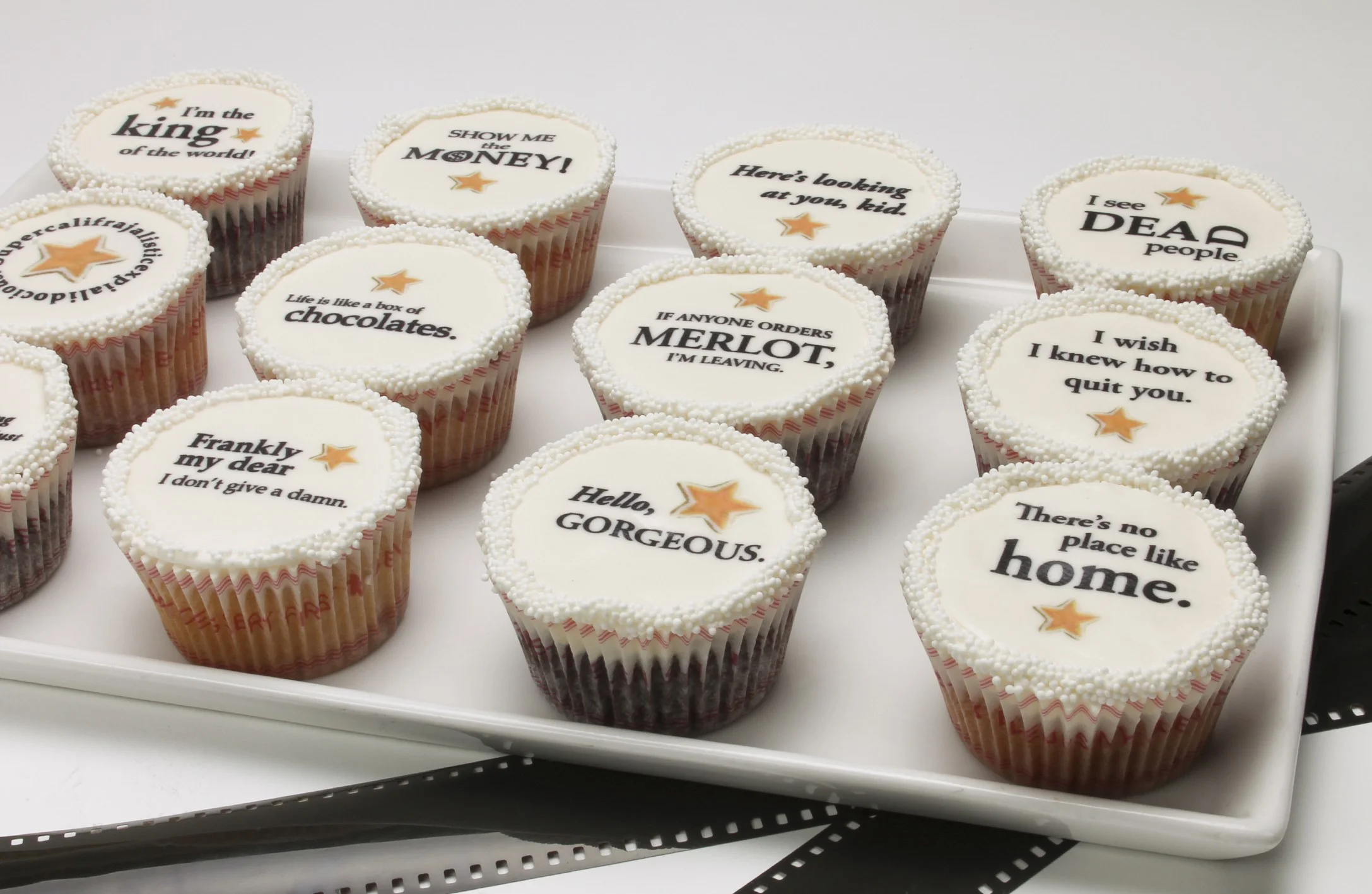 Hollywood Quote Cupcakes