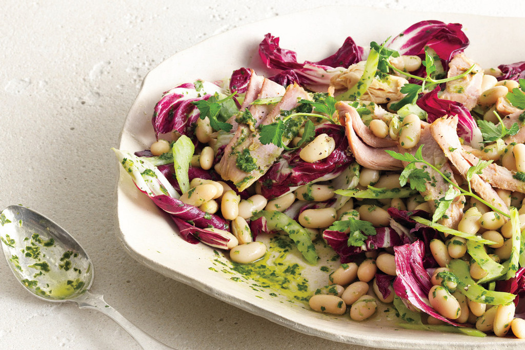 White Bean and Tuna Salad with Radicchio