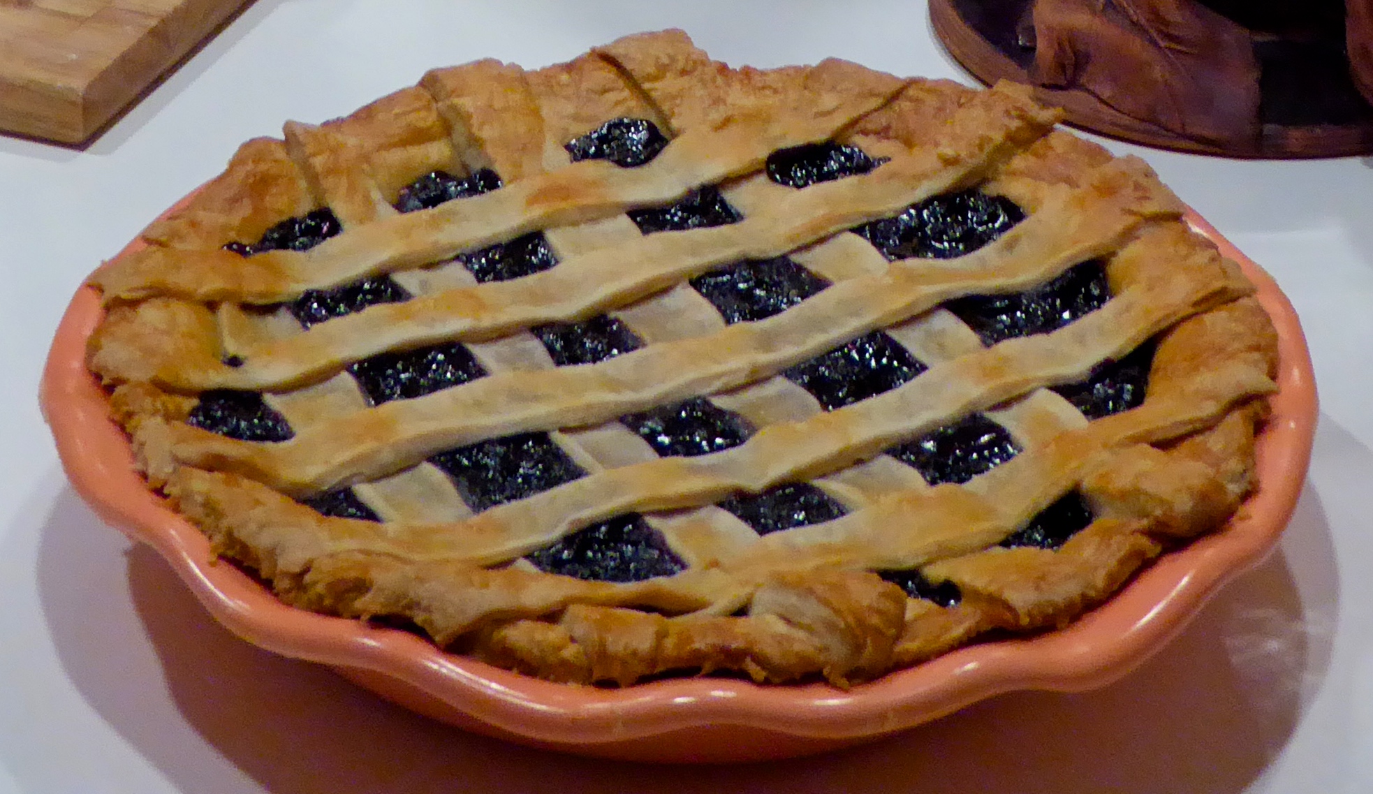 Finished Blueberry Pie