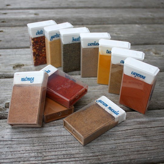 Turn Tic Tac Containers Into Spice Storage