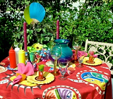  Table setting by Cindi Sutter &amp; Barb Hamilton-Sustad.&nbsp;  Photo by Cindi Sutter 
