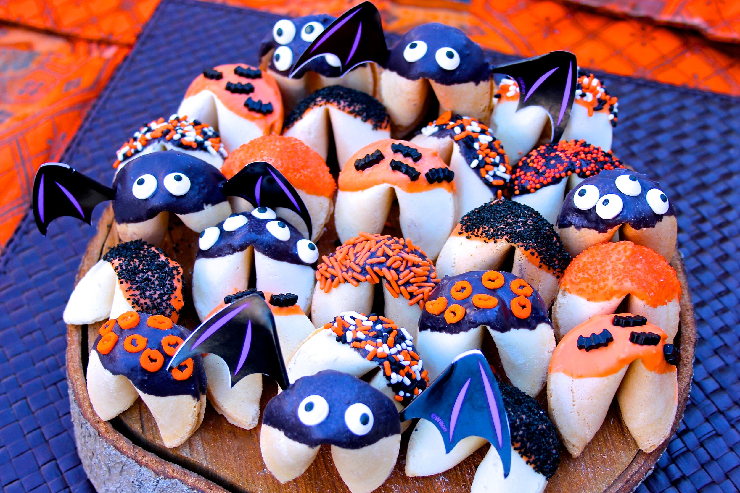 Halloween fortune cookies