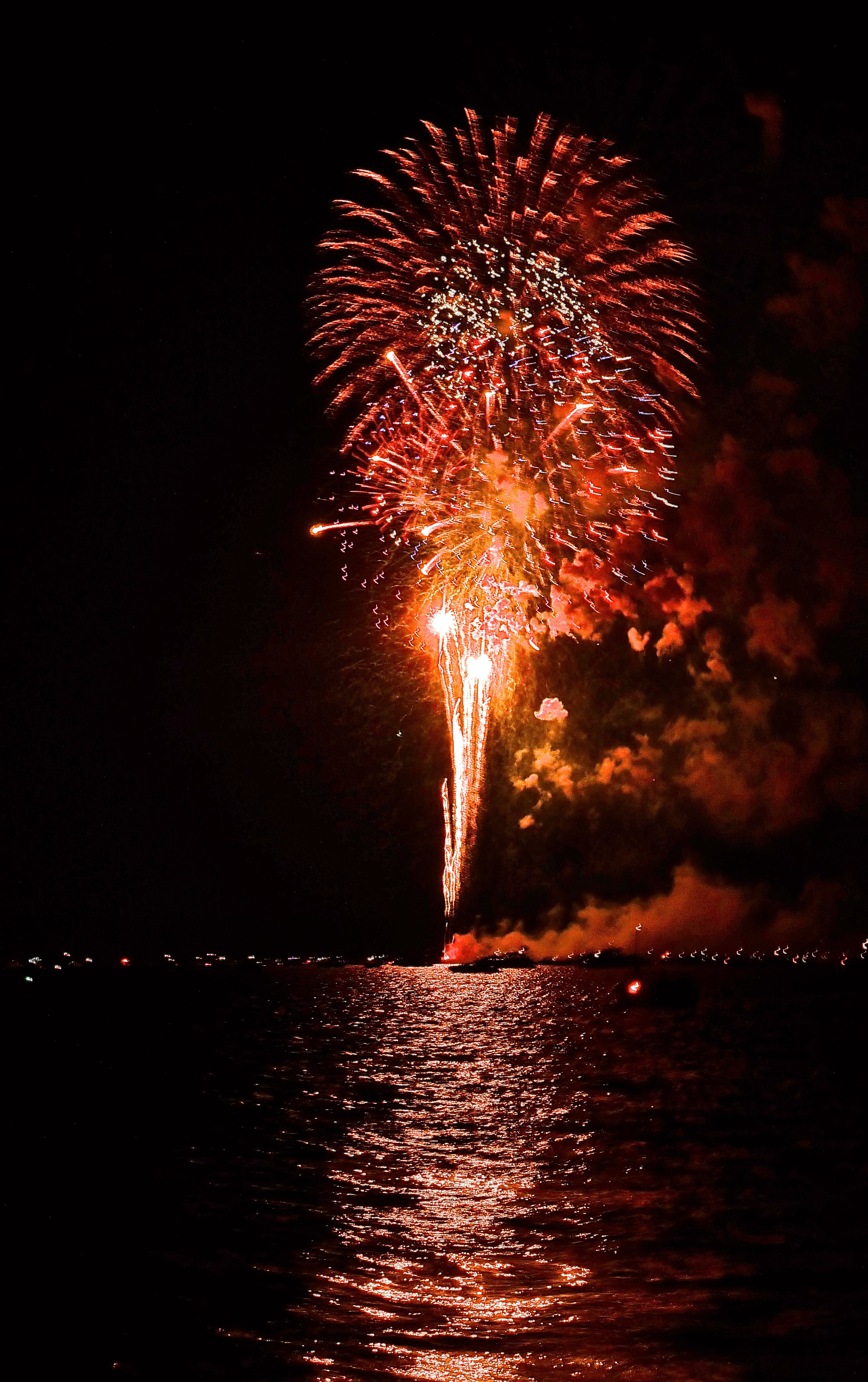 Fireworks on Lake Minnetonka