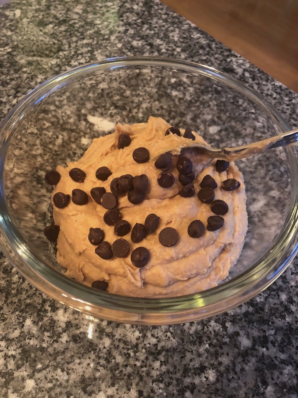 Peanut Butter Chocolate Chip Hummus