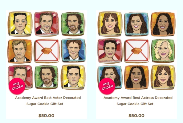 Oscar Nominees Cookies from elenis