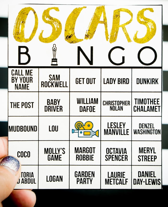 Oscar Party Bingo