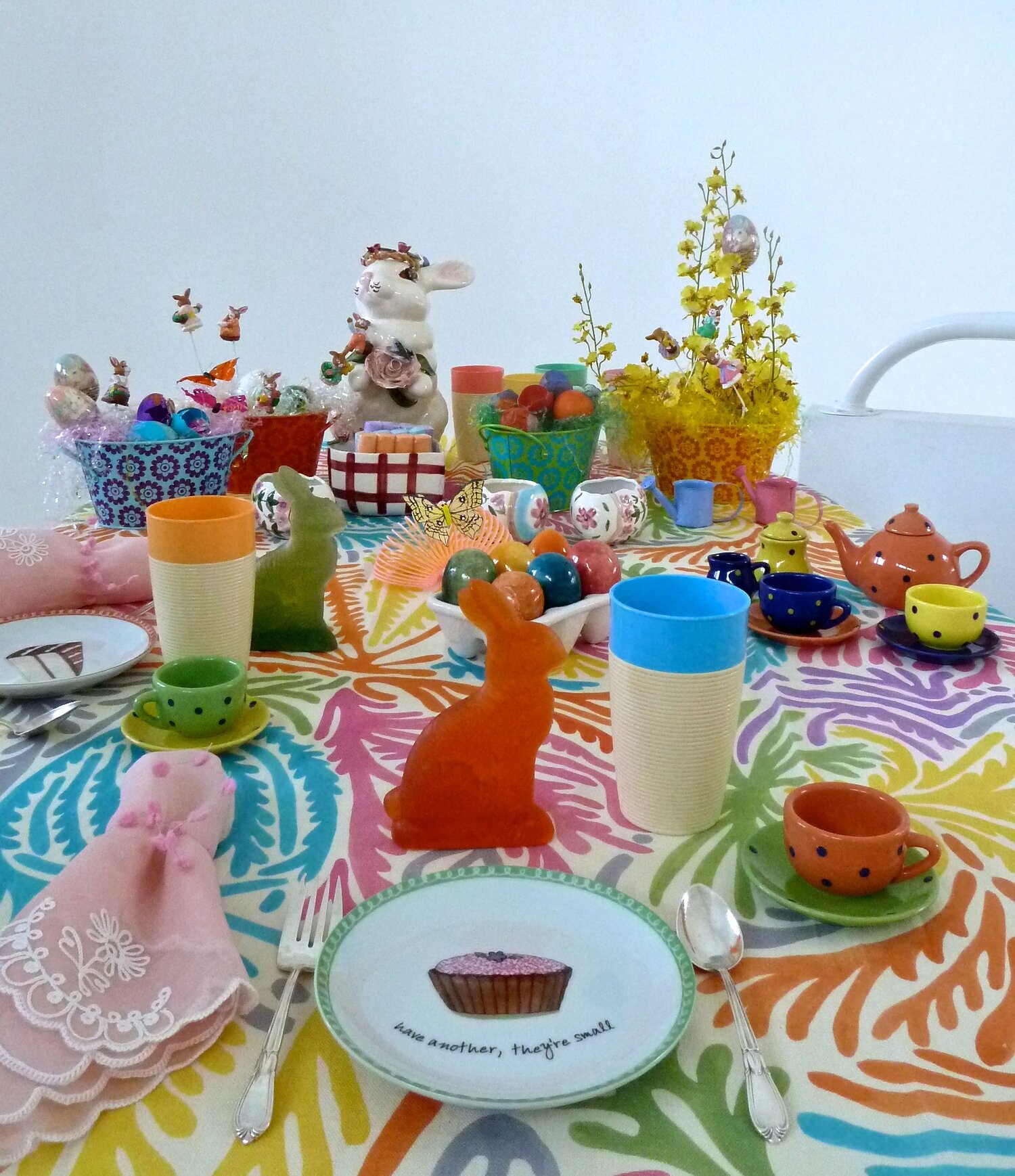 Kid proof Easter Table