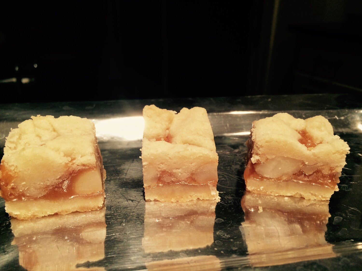 Salted Caramel Macadamia Butter Bars