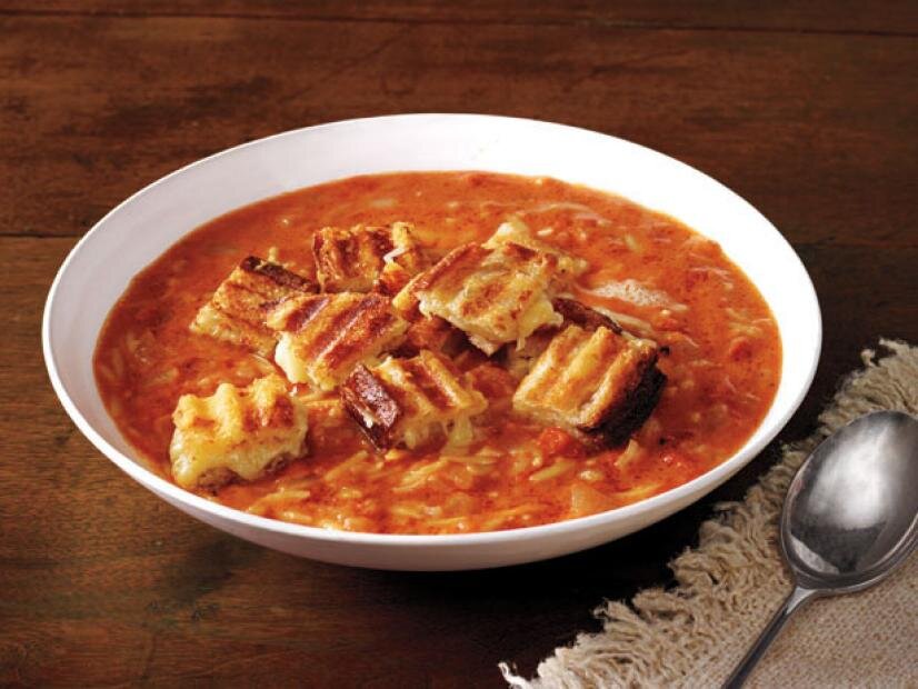Comfort Soups: Tomato and Grilled Cheese