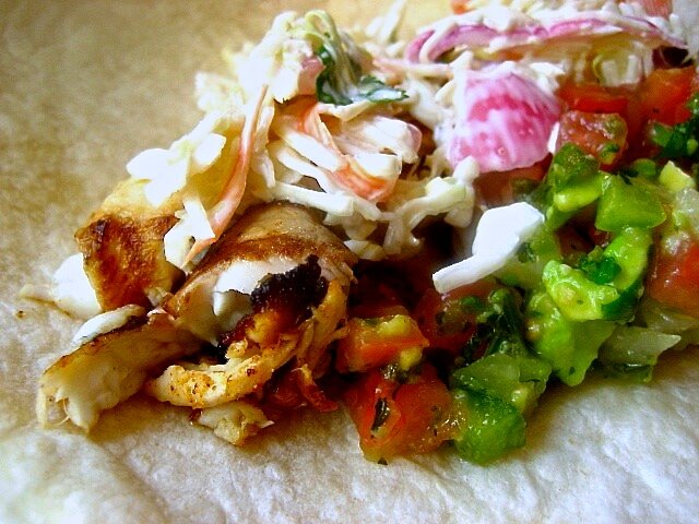 Fish Tacos With Salsa Fresca