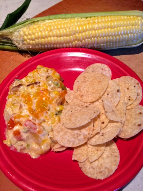 Cheesy Sweet Corn Dip