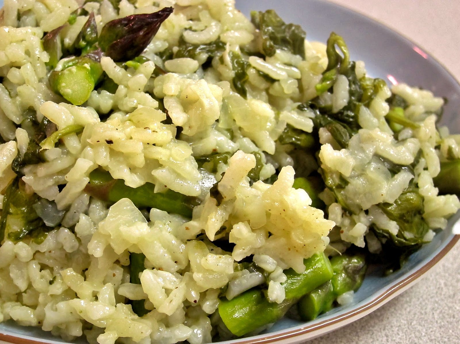 Asparagus Risotto with White Truffle Oil